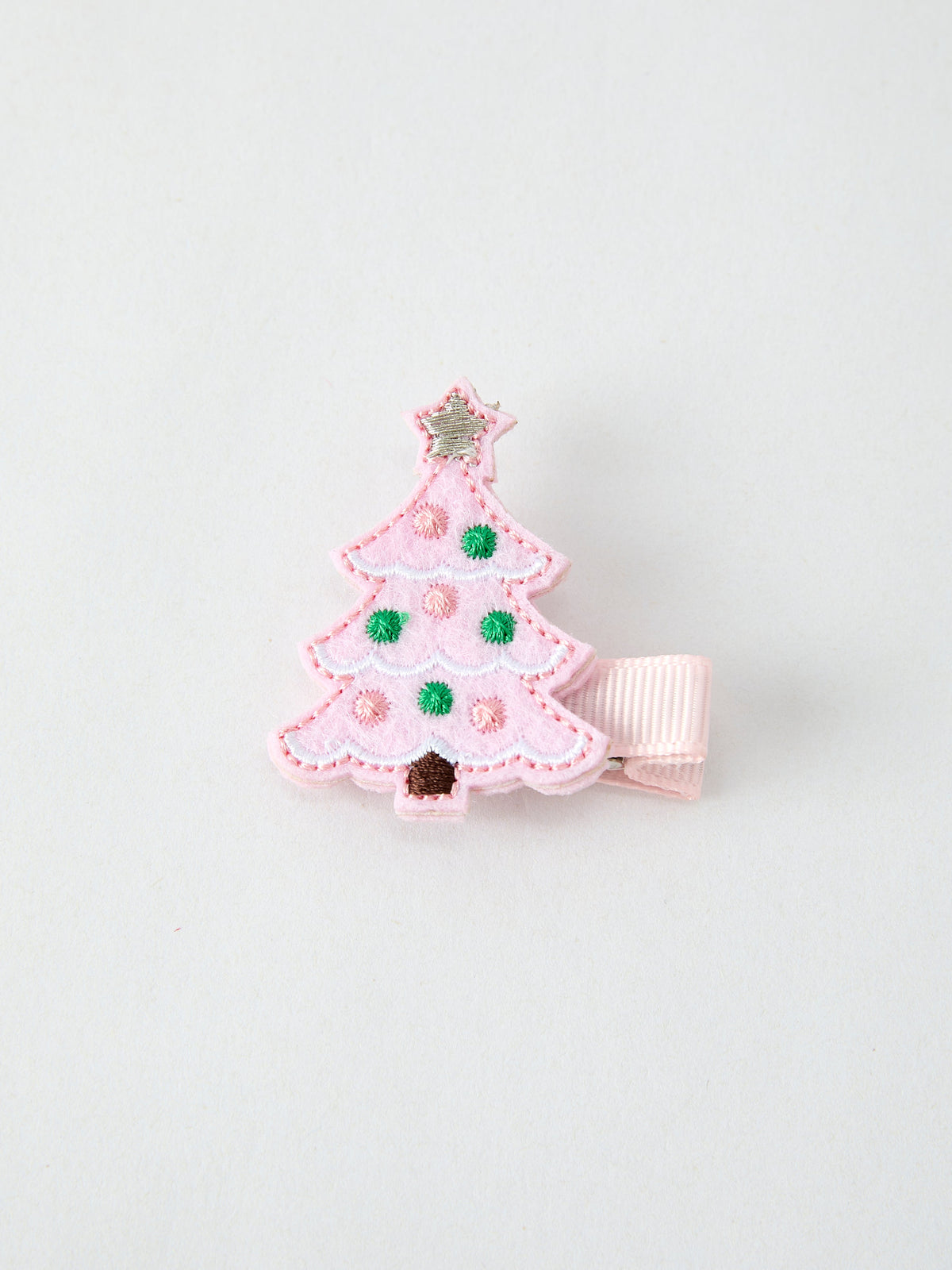 Winter Christmas Girls Hair Clips 1.8 Inch
