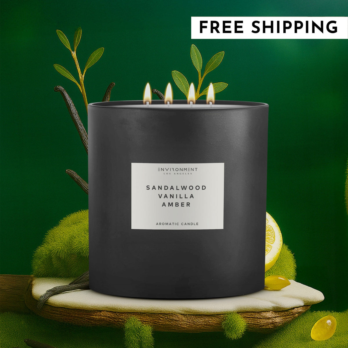 55oz Sandalwood | Vanilla | Amber Candle (Inspired by Hotel Costes®)