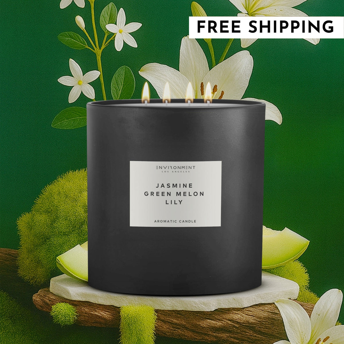 55oz Jasmine | Green Melon | Lily Candle (Inspired by The Wynn Hotel®)