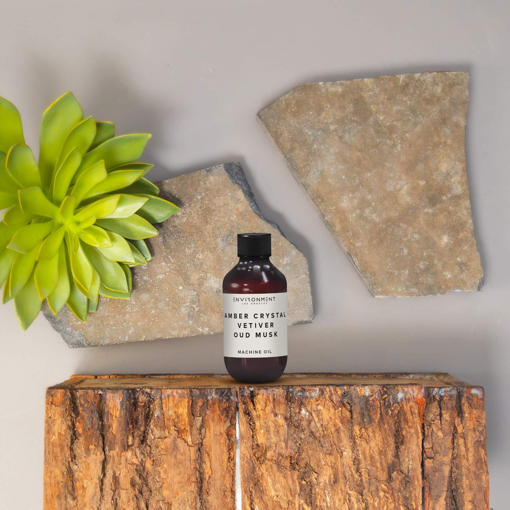 2oz Amber Crystal | Vetiver | Oud Musk Machine Diffusing Oil (Inspired by Baccarat Rouge 540®)