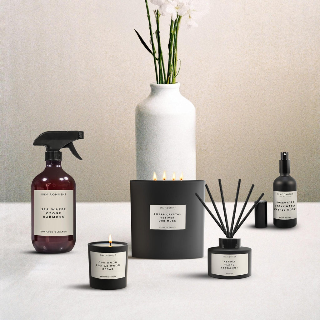 55oz Amber Crystal | Vetiver | Oud Musk Candle (Inspired by Baccarat Rouge 540®)