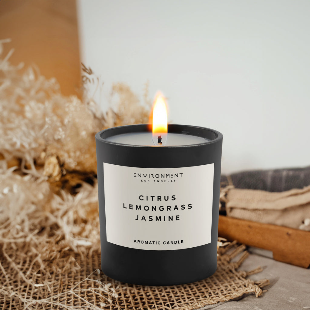 8oz Citrus | Lemongrass | Jasmine Candle with Lid and Box (Inspired by W Hotel®)