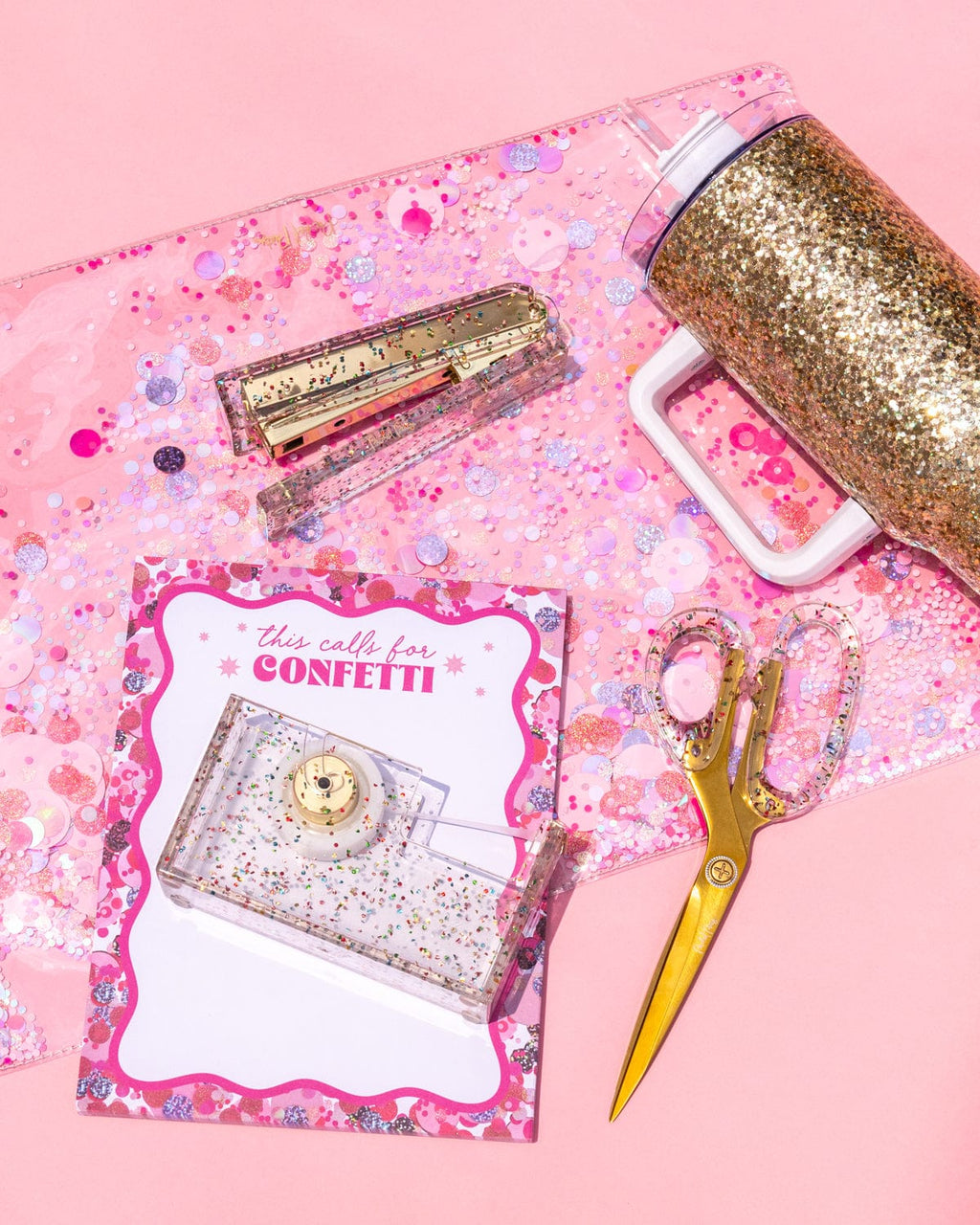 Confetti Injected Acrylic Stapler