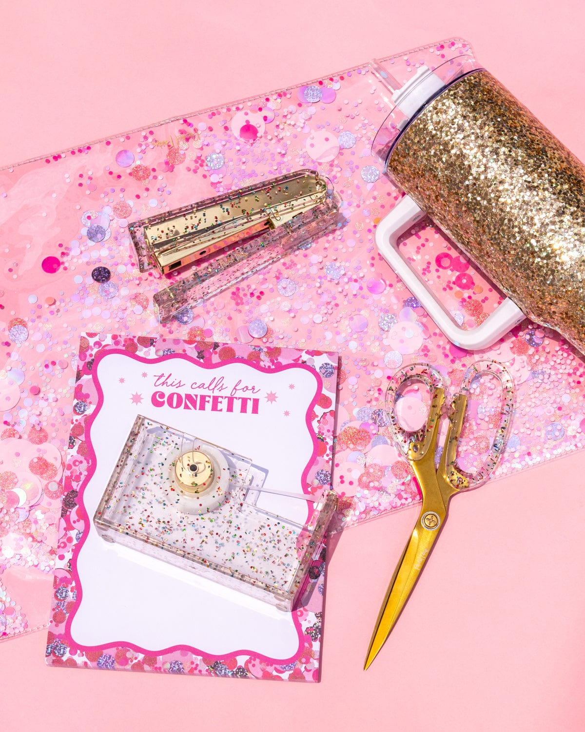 Confetti Injected Acrylic Stapler
