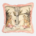 Regal Felines Cushion - Blush