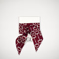 The Gameday Signature Scarf - Burgundy And White