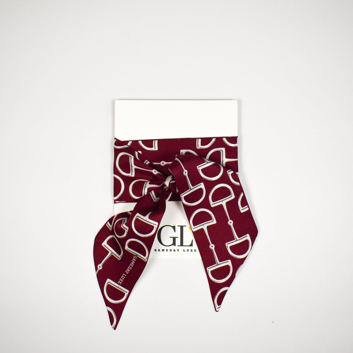 The Gameday Signature Scarf - Burgundy And White