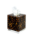 Tortoise Acrylic Tissue Box