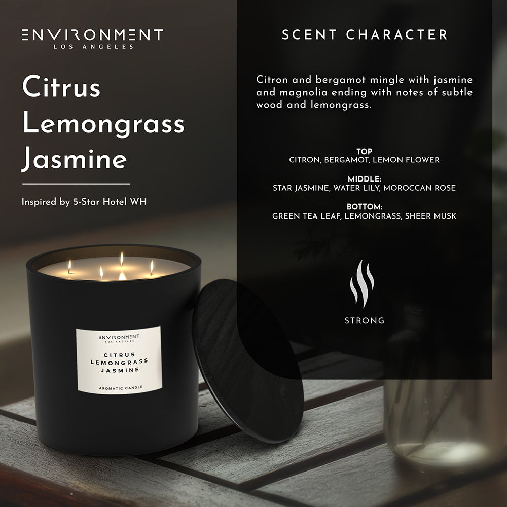 55oz Citrus | Lemongrass | Jasmine Candle (Inspired by W Hotel®)