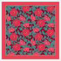 Whimsical Garden Silk Scarf - Pink
