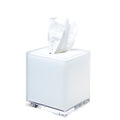 White Acrylic Tissue Box