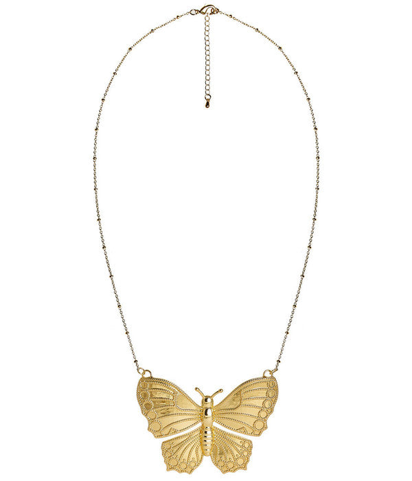 Haines Butterfly Necklace - Avoly Collection