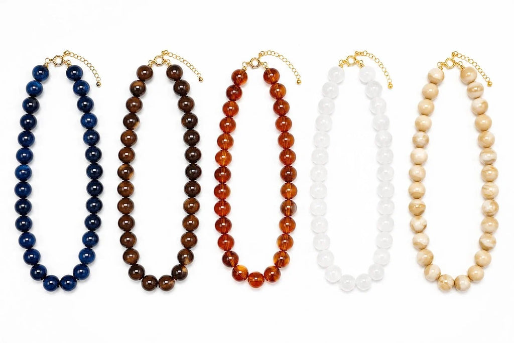 Ryan Beaded Acrylic Necklace