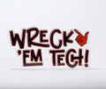 Wreck 'Em Tech Letter Acrylic Block Shelfie